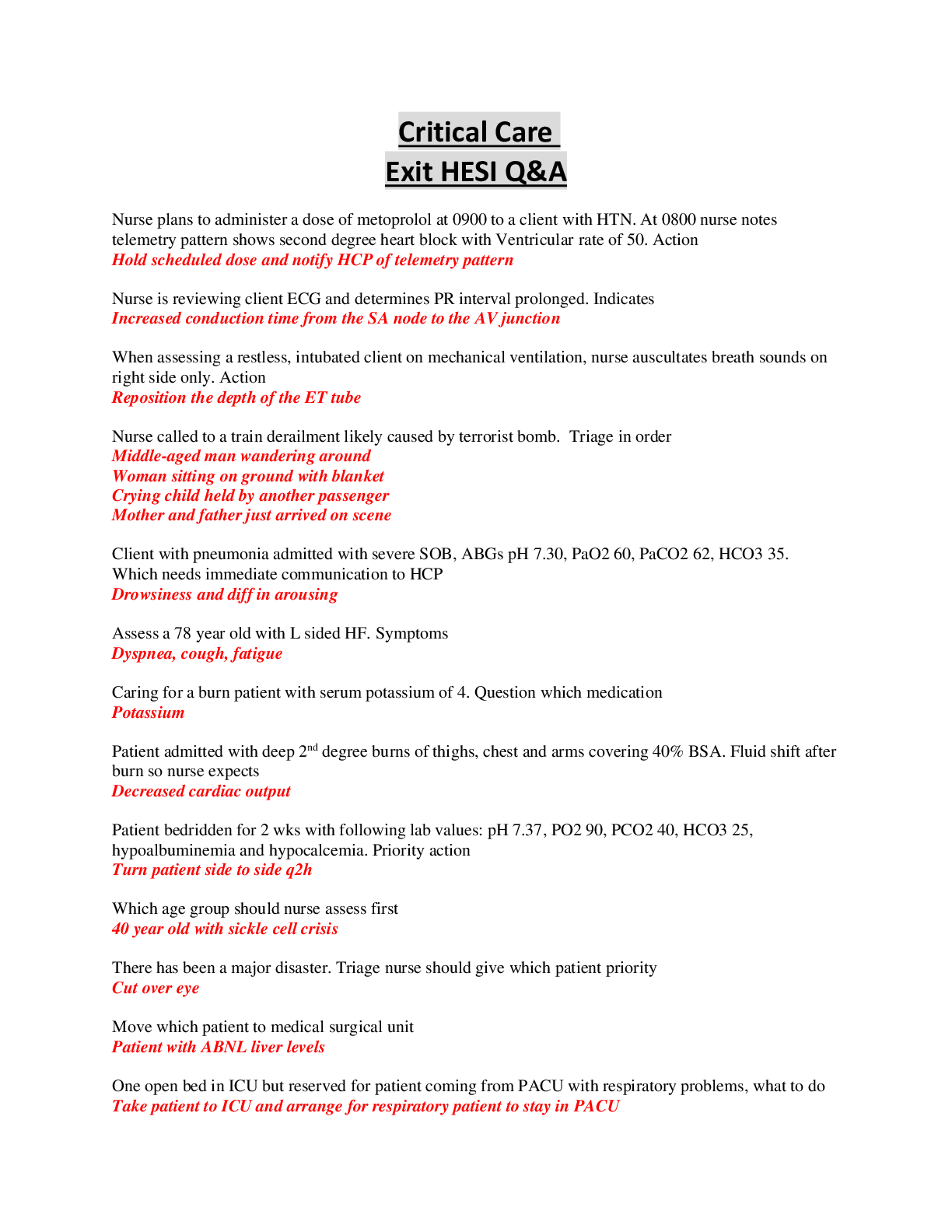 Preview image of Critical-Care-Exit-Hesi document